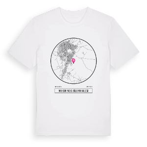 Muhsin Yazıcıoğlu Mahallesi t-shirt – ekologisk bomull t-shirt från Pinshirt