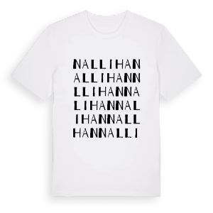 Nallıhan ordlek t-shirt – ekologisk bomull t-shirt från Pinshirt