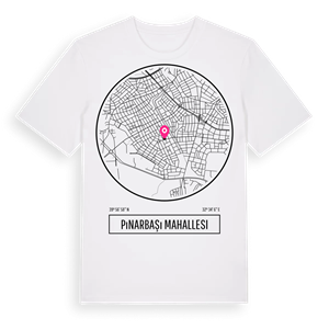 Pınarbaşı Mahallesi t-shirt – ekologisk bomull t-shirt från Pinshirt