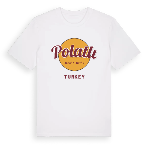Polatlı cirkel t-shirt – ekologisk bomull t-shirt från Pinshirt