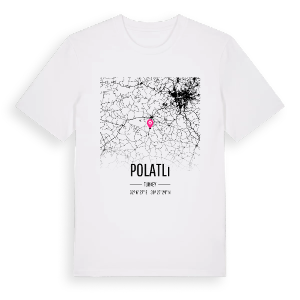 Polatlı karta t-shirt – ekologisk bomull t-shirt från Pinshirt