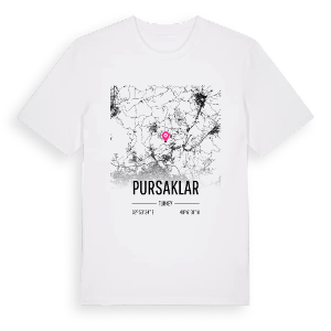 Pursaklar karta t-shirt – ekologisk bomull t-shirt från Pinshirt