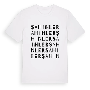 Şahinler ordlek t-shirt – ekologisk bomull t-shirt från Pinshirt