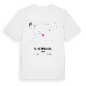 Samut Mahallesi karta t-shirt – ekologisk bomull t-shirt från Pinshirt