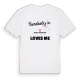 Någon i Sarıağıl Mahallesi älskar mig t-shirt
