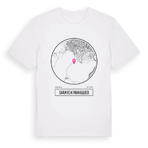Saraycık Mahallesi t-shirt – ekologisk bomull t-shirt från Pinshirt