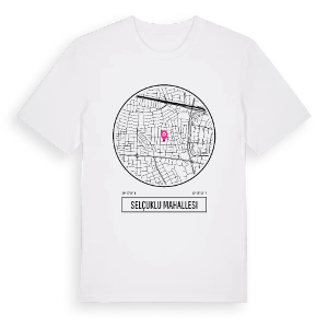 Selçuklu Mahallesi t-shirt – ekologisk bomull t-shirt från Pinshirt