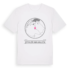 Şeyhler Mahallesi t-shirt – ekologisk bomull t-shirt från Pinshirt