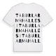 Taburlar Mahallesi ordlek t-shirt
