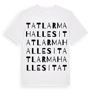 Tatlar Mahallesi ordlek t-shirt – ekologisk bomull t-shirt från Pinshirt