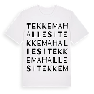 Tekke Mahallesi ordlek t-shirt – ekologisk bomull t-shirt från Pinshirt