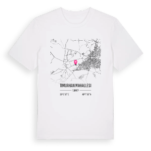 Timurhan Mahallesi karta t-shirt – ekologisk bomull t-shirt från Pinshirt