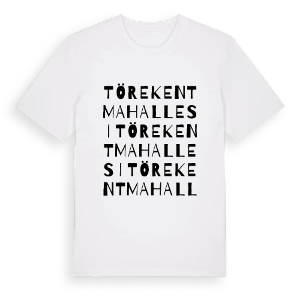 Törekent Mahallesi ordlek t-shirt – ekologisk bomull t-shirt från Pinshirt