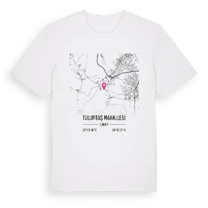 Tulumtaş Mahallesi karta t-shirt – ekologisk bomull t-shirt från Pinshirt