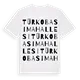Türkobası Mahallesi ordlek t-shirt