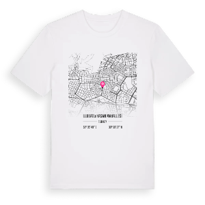 Ulubatlı Hasan Mahallesi karta t-shirt – ekologisk bomull t-shirt från Pinshirt