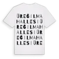 Üreğil Mahallesi ordlek t-shirt