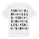 Yenihisar Mahallesi ordlek t-shirt