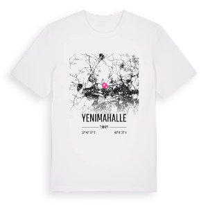 Yenimahalle karta t-shirt – ekologisk bomull t-shirt från Pinshirt