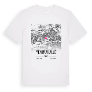 Yenimahalle karta t-shirt – ekologisk bomull t-shirt från Pinshirt