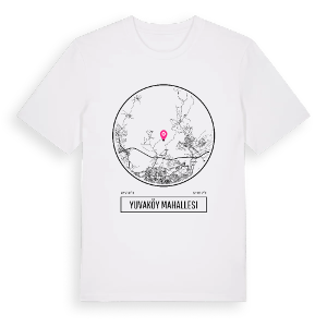 Yuvaköy Mahallesi t-shirt – ekologisk bomull t-shirt från Pinshirt