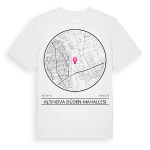 Altınova Düden Mahallesi t-shirt – ekologisk bomull t-shirt från Pinshirt