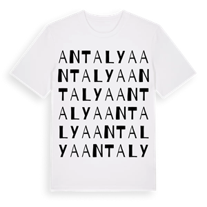 Antalya ordlek t-shirt – ekologisk bomull t-shirt från Pinshirt