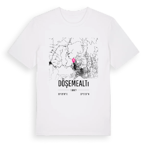 Döşemealtı karta t-shirt – ekologisk bomull t-shirt från Pinshirt
