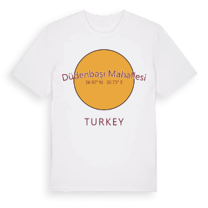 Düdenbaşı Mahallesi cirkel t-shirt – ekologisk bomull t-shirt från Pinshirt
