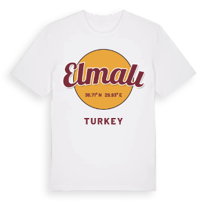 Elmalı cirkel t-shirt – ekologisk bomull t-shirt från Pinshirt