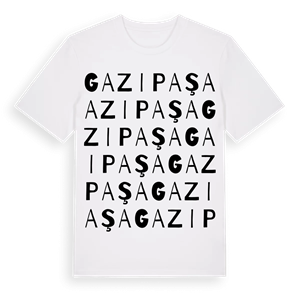 Gazipaşa ordlek t-shirt – ekologisk bomull t-shirt från Pinshirt
