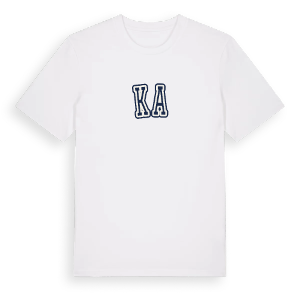 Kaş college t-shirt – ekologisk bomull t-shirt från Pinshirt