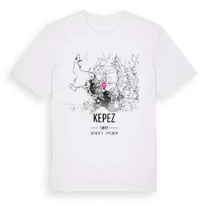 Kepez karta t-shirt – ekologisk bomull t-shirt från Pinshirt