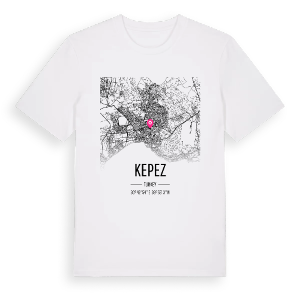 Kepez karta t-shirt – ekologisk bomull t-shirt från Pinshirt