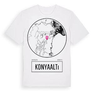 Konyaaltı t-shirt – ekologisk bomull t-shirt från Pinshirt
