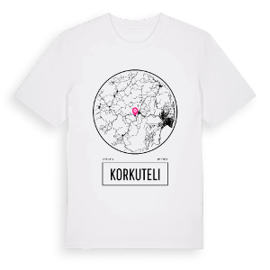 Korkuteli t-shirt – ekologisk bomull t-shirt från Pinshirt
