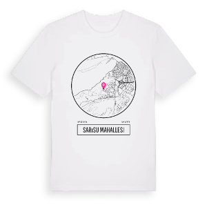 Sarısu Mahallesi t-shirt – ekologisk bomull t-shirt från Pinshirt