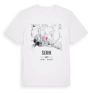 Serik karta t-shirt – ekologisk bomull t-shirt från Pinshirt