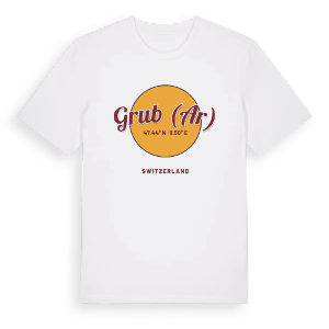 Grub (AR) cirkel t-shirt – ekologisk bomull t-shirt från Pinshirt