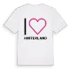 Jag älskar Hinterland t-shirt stort tryck