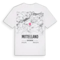 Mittelland karta t-shirt
