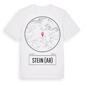 Stein (AR) t-shirt – ekologisk bomull t-shirt från Pinshirt