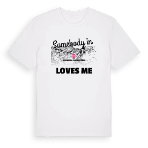 Någon i Appenzell Innerrhoden älskar mig t-shirt – ekologisk bomull t-shirt från Pinshirt