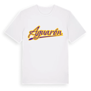 Aguarón baseball t-shirt – ekologisk bomull t-shirt från Pinshirt
