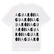 Aguarón ordlek t-shirt