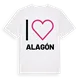 Jag älskar Alagón t-shirt stort tryck