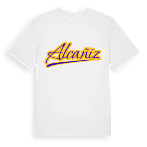 Alcañiz baseball t-shirt – ekologisk bomull t-shirt från Pinshirt
