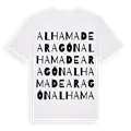 Alhama de Aragón ordlek t-shirt