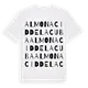 Almonacid de la Cuba ordlek t-shirt