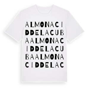 Almonacid de la Cuba ordlek t-shirt – ekologisk bomull t-shirt från Pinshirt